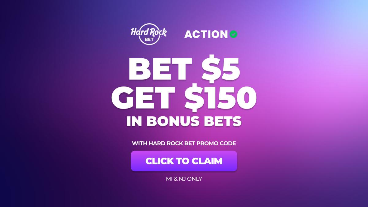 Promoção da Hard Rock Bet para o jogo Cavs vs. Pistons