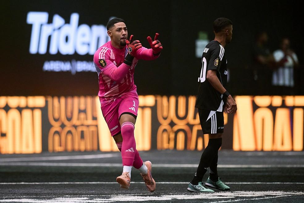 Kaiky Souza, goleiro do DesimpaiN, na Kings League