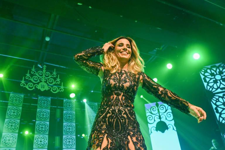 Wanessa Camargo em show em São Paulo.