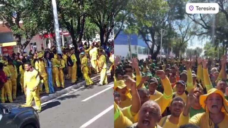 Garis de Teresina Protestam por Melhorias Salariais e Condições de Trabalho