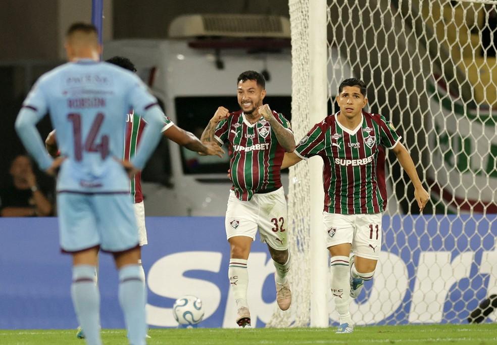 Gol do Fluminense Lucho Acosta