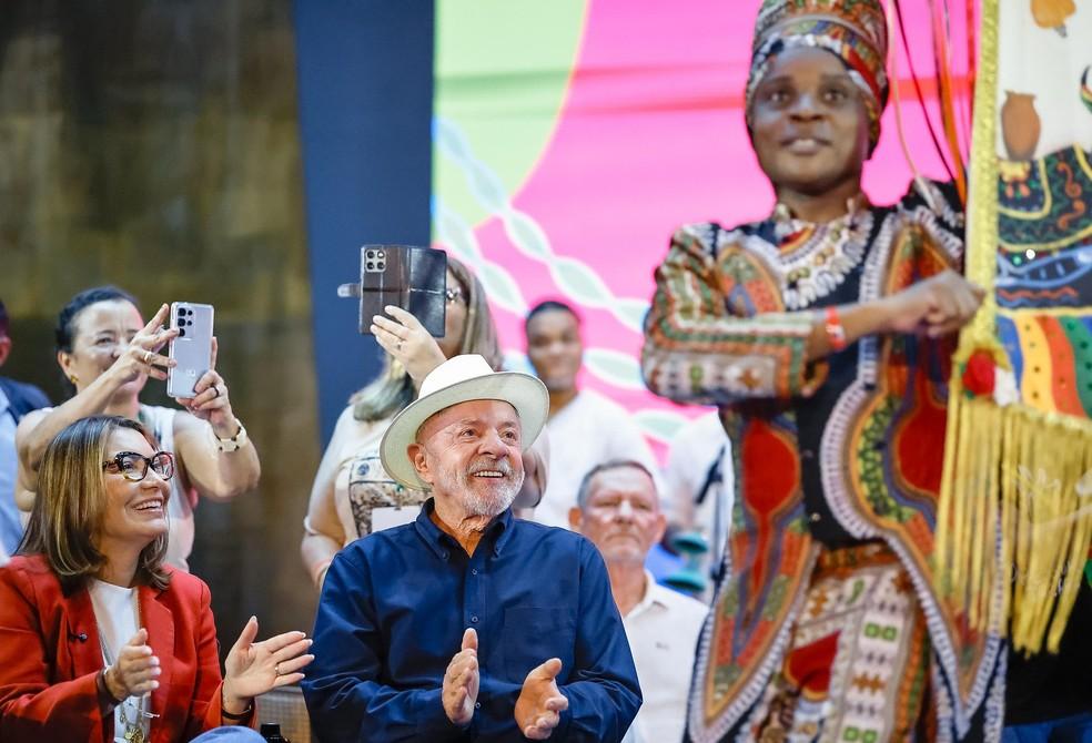 Lula em evento no Espírito Santo