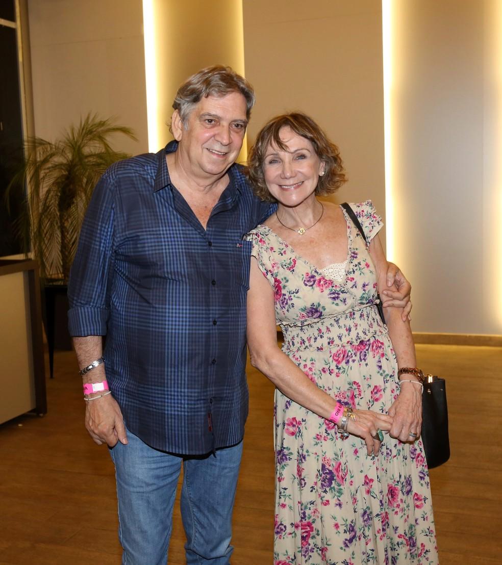 O casal Guto Graça Mello e Sylvia Massari