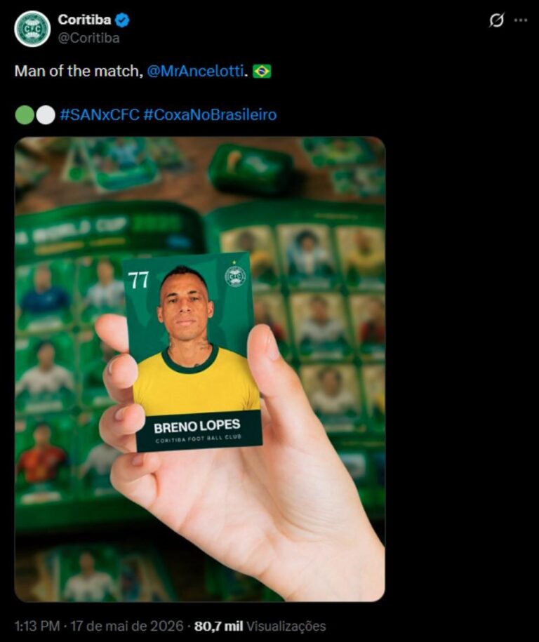 Coritiba Vence Santos e Faz Meme com Neymar; Apoio a Breno Lopes na Seleção