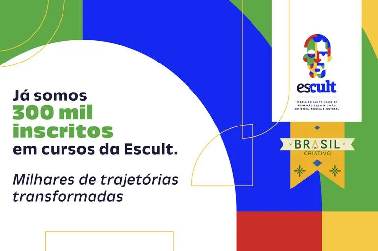 Escult atinge 300 mil inscrições em cursos de formação para cultura e economia criativa