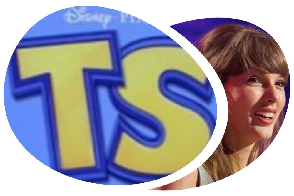 Taylor Swift and 'Toy Story 5' billboard