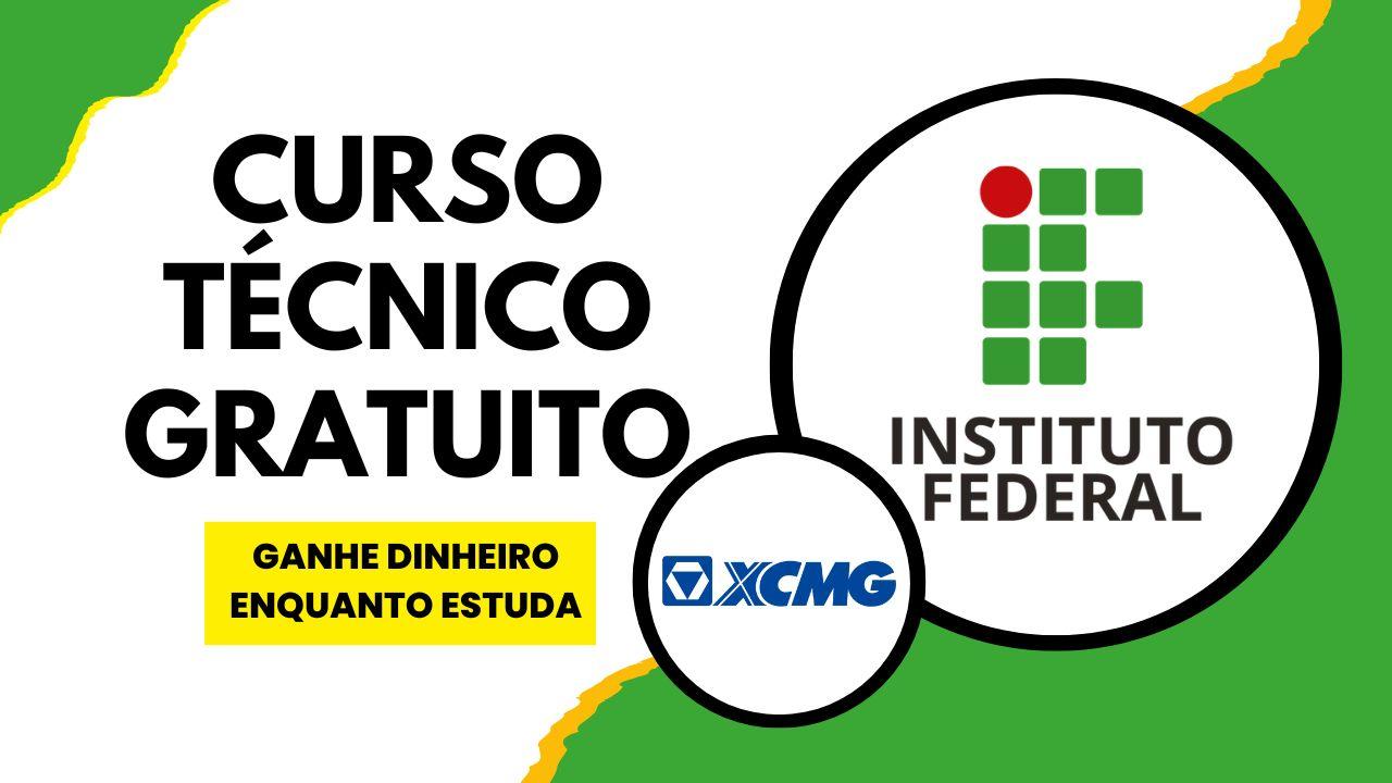 Inscrições abertas para o curso Técnico em Mecânica do Instituto Federal em parceria com a XCMG. Bolsa de R$ 1.425,97 e práticas presenciais em Pouso Alegre.