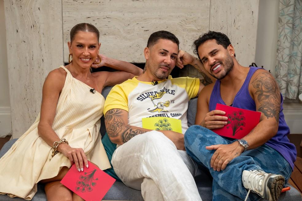 Carlinhos Maia e Rico Melquiades no programa 'Stories da Mansão - O Retiro'