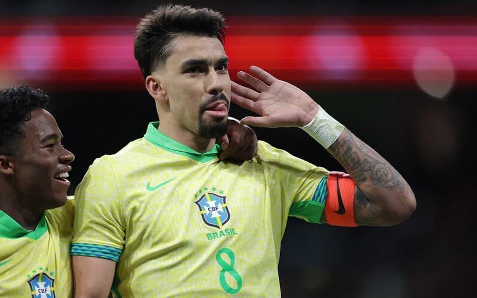 Lucas Paquetá com a Seleção Brasileira
