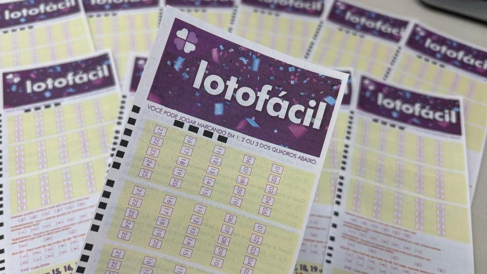 Lotofácil bilhete volante Loterias