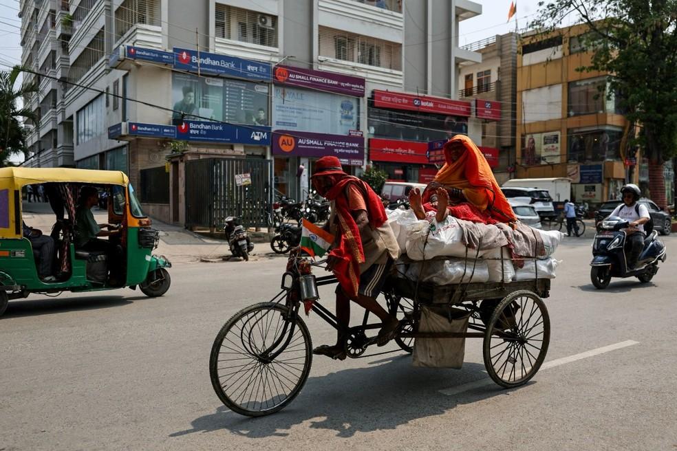 Varanasi, Índia — Foto: NIHARIKA KULKARNI/AFP