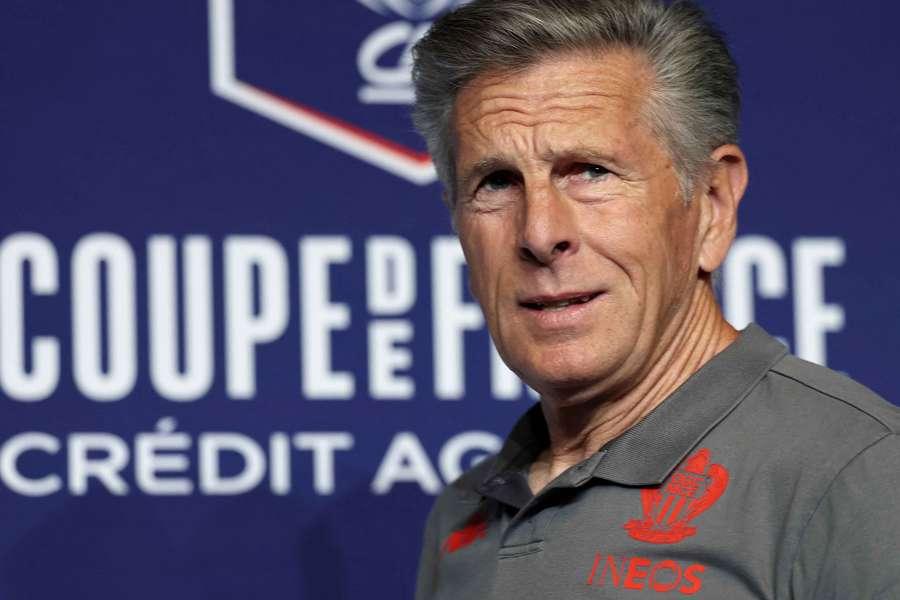 O treinador francês do Nice, Claude Puel