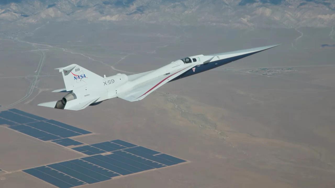 NASA testando o X-59, um passo rumo a voos silenciosos