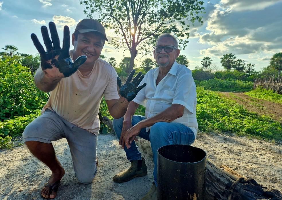 Sidrônio e Sidney Moreira em Tabuleiro do Norte