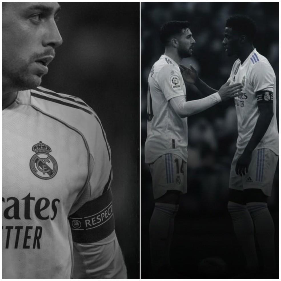 Valverde e Tchouaméni durante treinamento