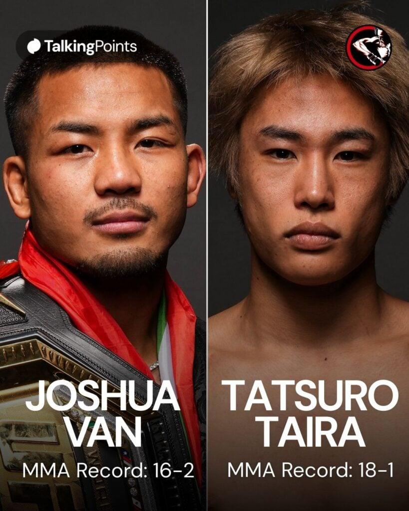 Joshua Van e Tatsuro Taira lado a lado