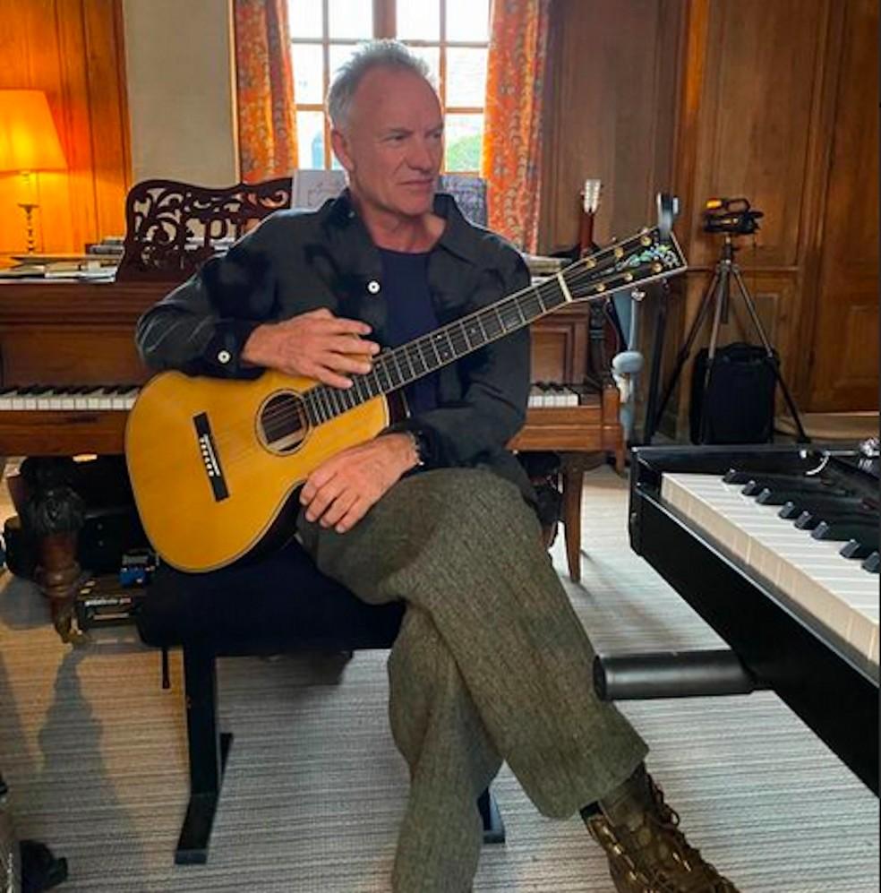 O músico Sting