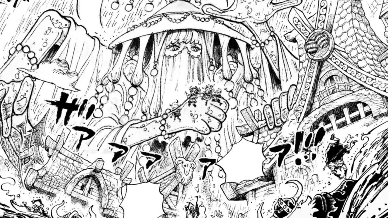 Batalha de quatro deuses na reta final do Arco Elbaph em One Piece.