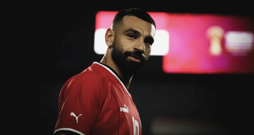 Captura de Tela do treinamento da seleção egípcia