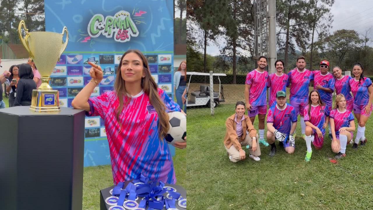 Patrícia Abravanel participou da Copinha SBT