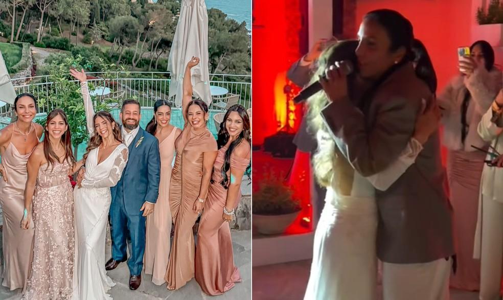 Ivete Sangalo como madrinha de casamento