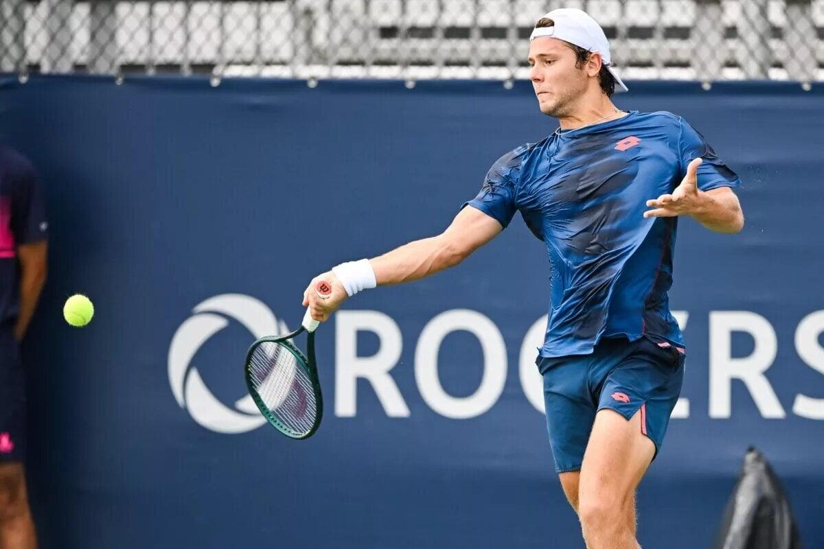 Aleksandar Kovacevic no National Bank Open em Montreal