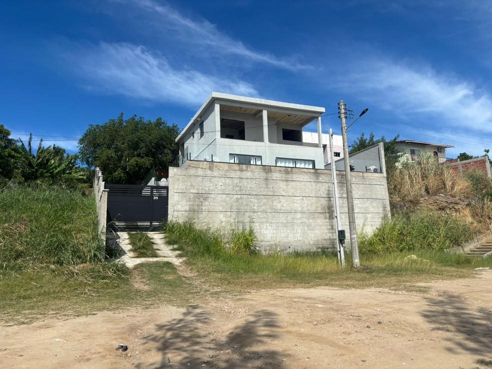 Casa onde o goleiro Bruno estava na hora da sua prisão em São Pedro da Aldeia