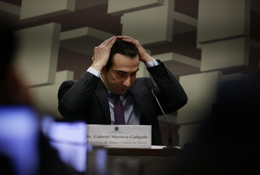 Gabriel Galípolo durante audiência