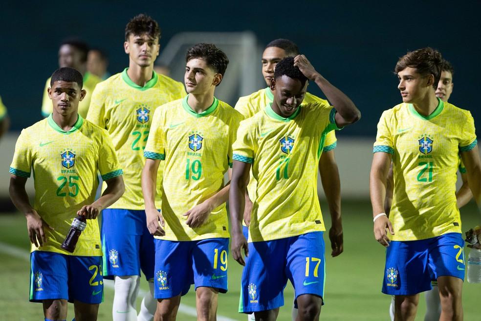 Brasil x Paraguai amistoso seleção sub-20