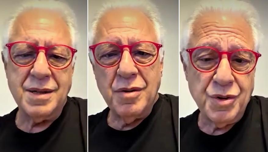 Antônio Fagundes em seu espetáculo