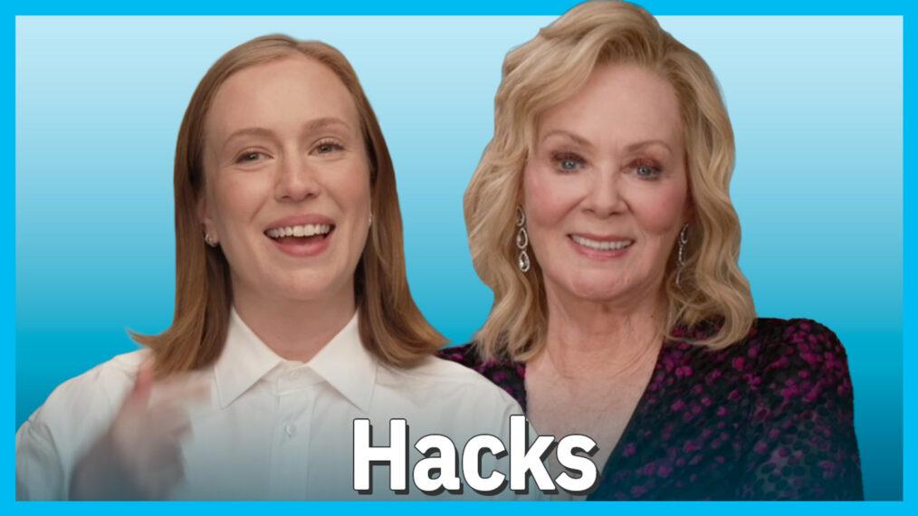 Hannah Einbinder, Jean Smart e o elenco relembrando 'Hacks'