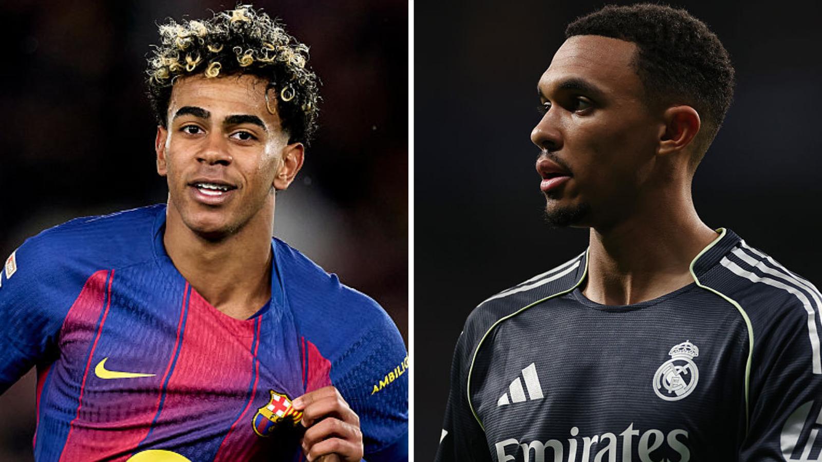 Lamine Yamal e Trent Alexander-Arnold