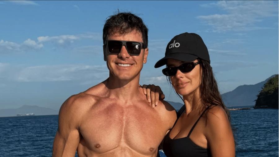 Rodrigo Faro e Vera Viel em publicação nas redes sociais