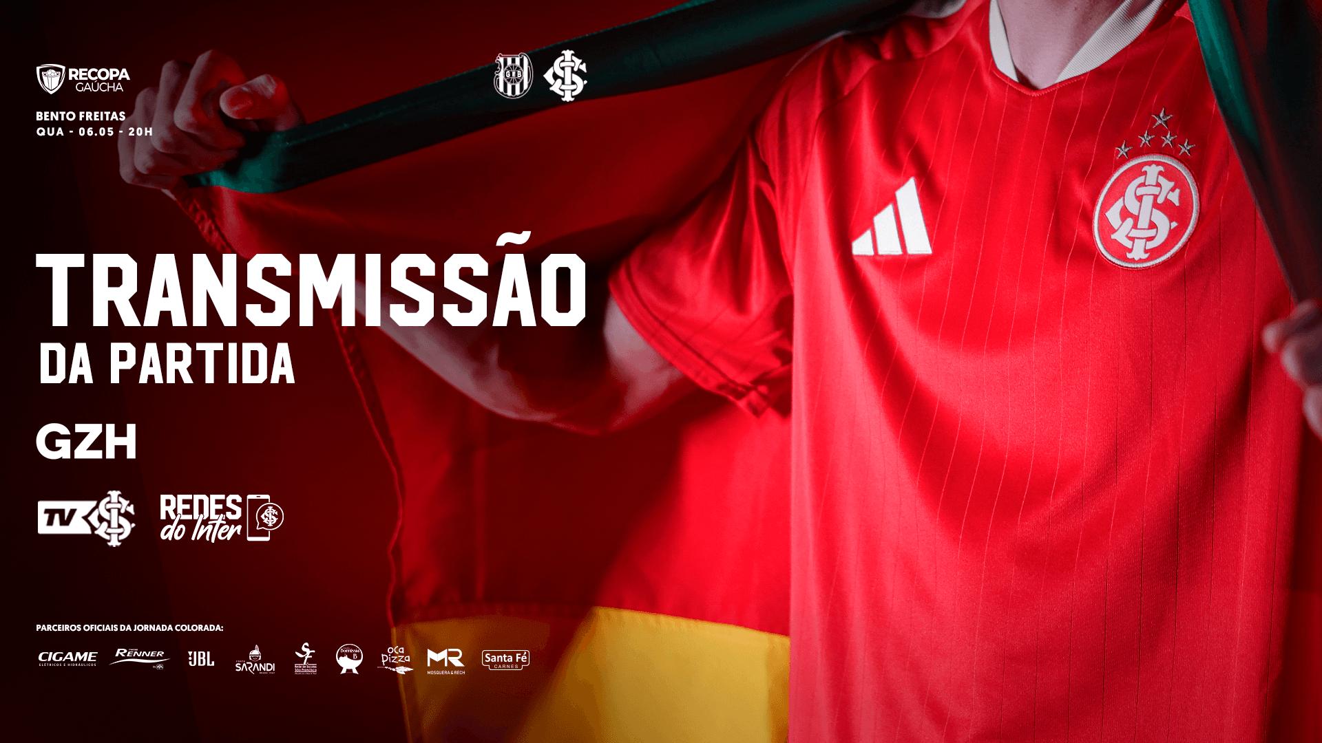 Saiba onde assistir ao jogo do Inter pela Recopa Gaúcha.