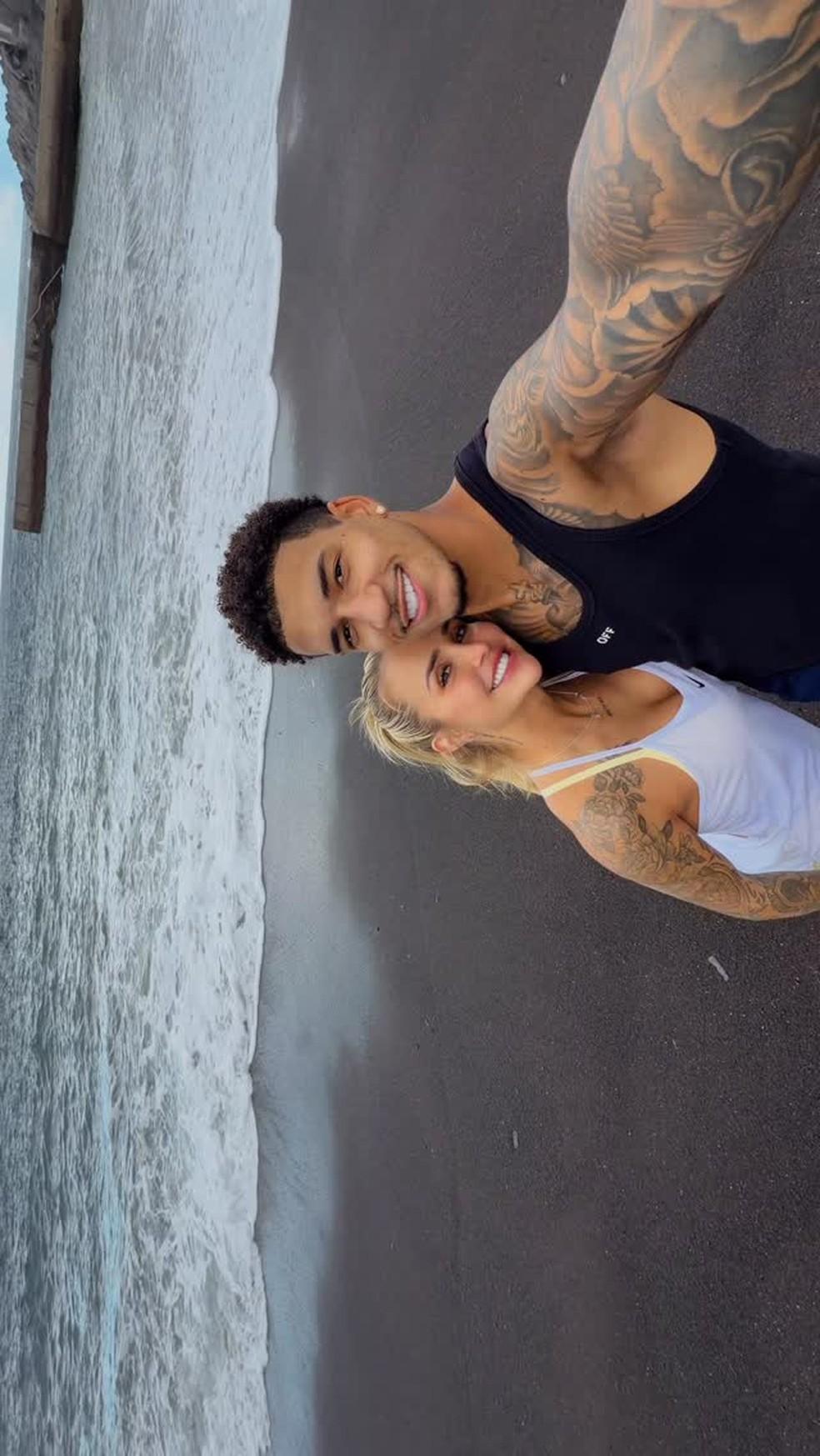 Bruna Rotta e Kauã Elias