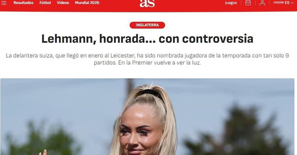 Alisha Lehmann causa polêmica no Leicester