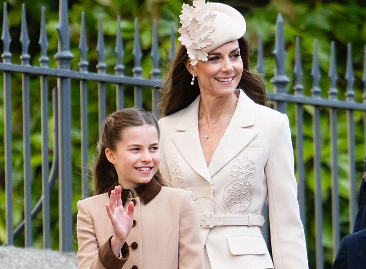 Princesa Charlotte e Kate Middleton: cada vez mais parecidas em estilo
