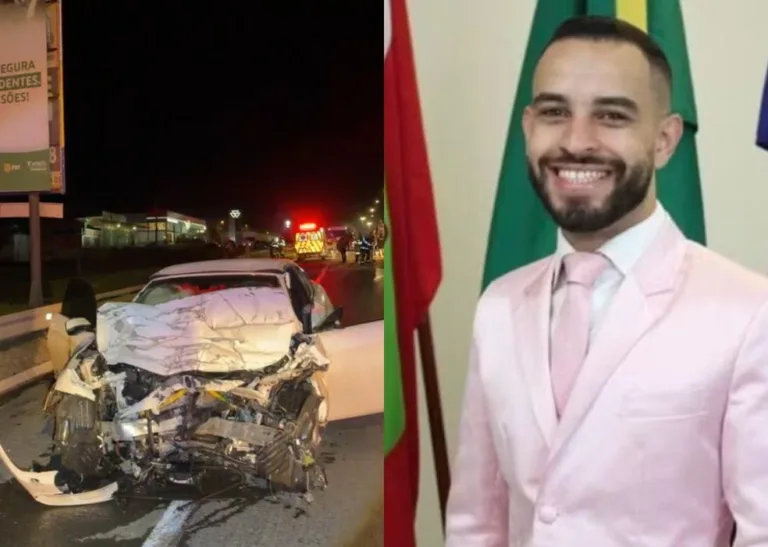 Vice-prefeito de Lages sofre acidente ao tentar fugir de mandado de prisão