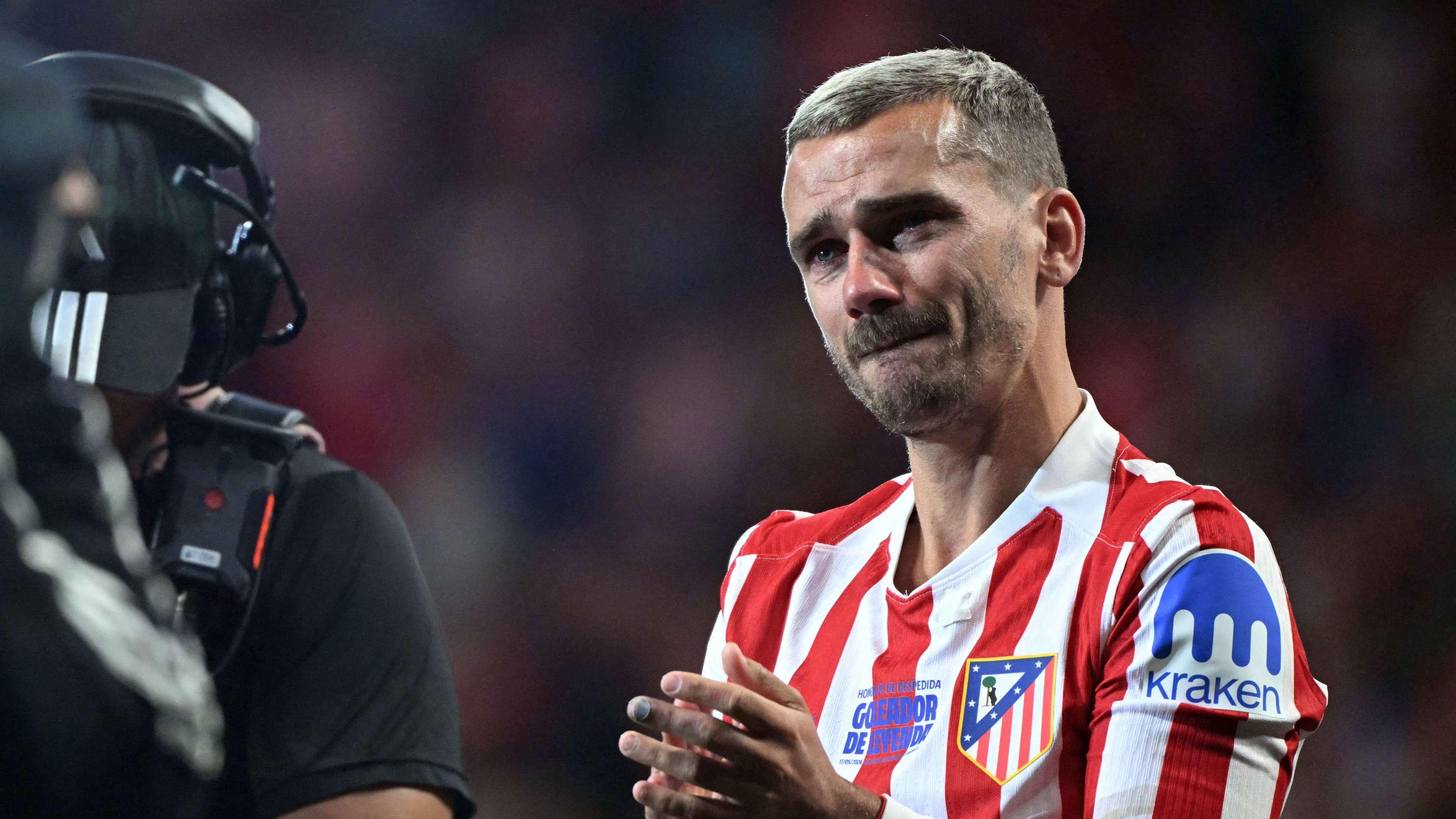 Antoine Griezmann em despedida no Atlético de Madrid