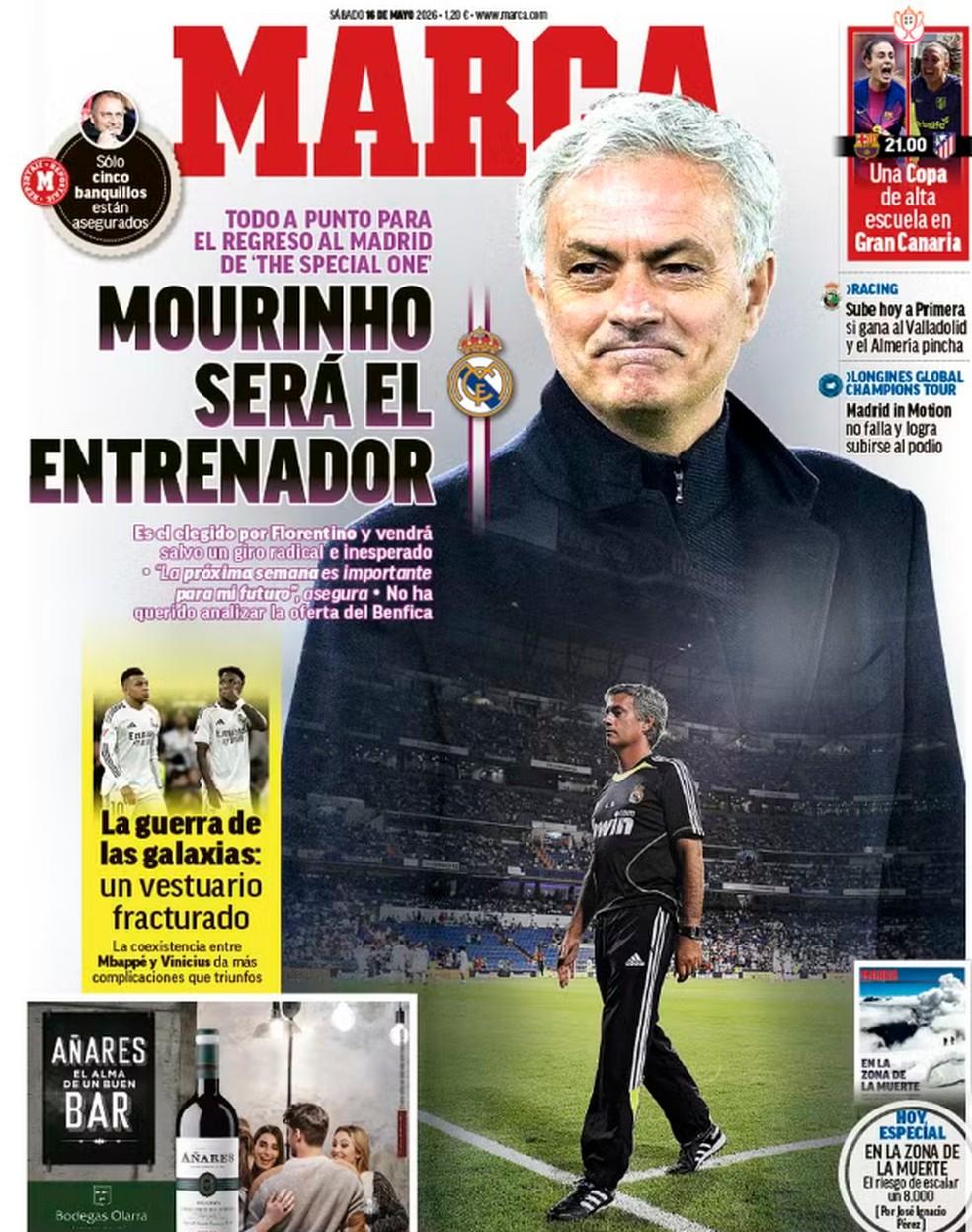 Mourinho é definido como treinador do Real pelo MARCA