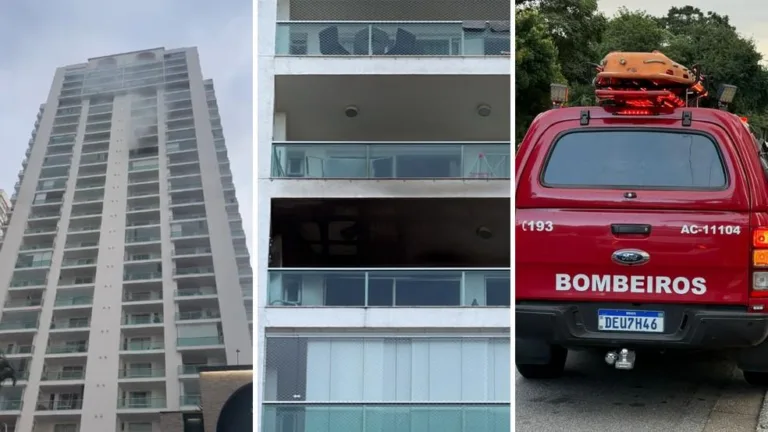 Incêndio Mobiliza Corpo de Bombeiros em Prédio de São José dos Campos