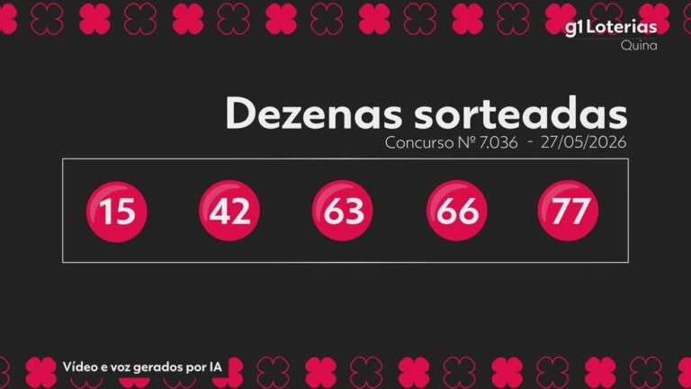 Resultado da Quina: Ninguém acerta os números no concurso 7036 e prêmio acumula para R$ 10,5 milhões