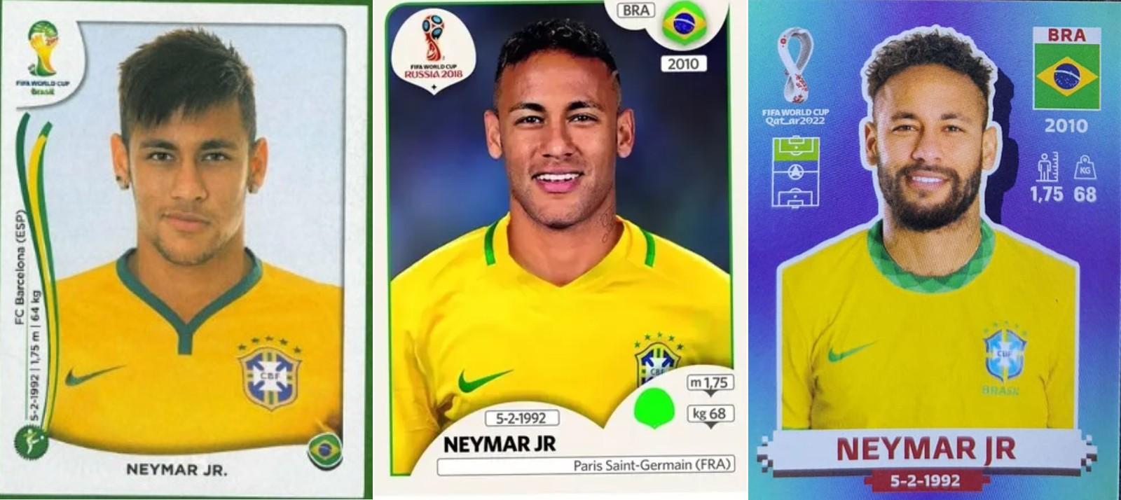 Figurinhas de Neymar