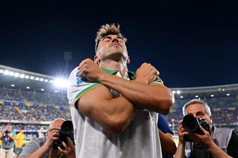 Stephan El Shaarawy durante sua despedida da Roma