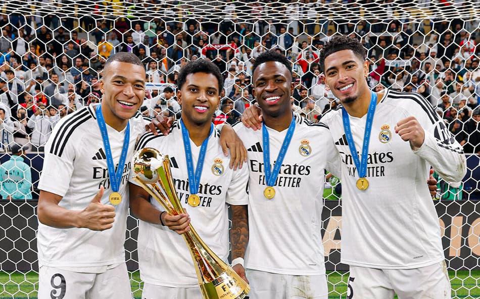 Real Madrid Vini, Bellingham, Mbappe, Rodrygo