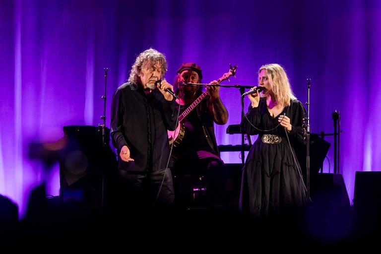 Robert Plant se apresenta ao lado de Suzi Dian no C6 Fest