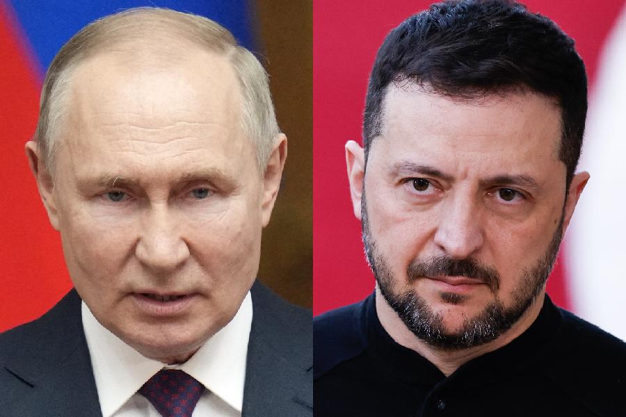 Vladimir Putin e Volodymyr Zelensky