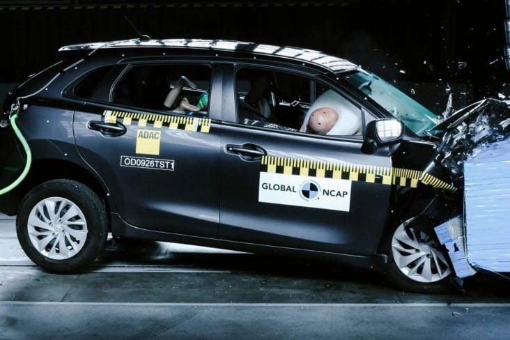 Toyota Starlet zera teste de colisão do Global NCAP