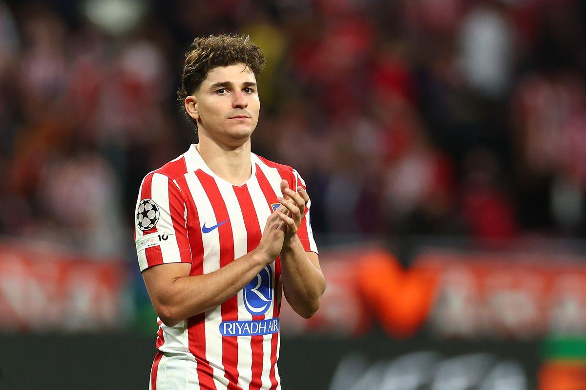 Julian Alvarez levantou preocupações sobre lesões após o primeiro jogo contra o Arsenal.
