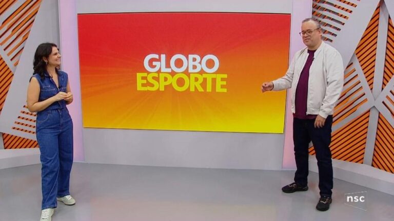 Globo Esporte SC Inaugura Novo Cenário Com Presença de Everaldo Marques